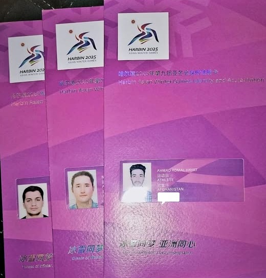Afghan Snowboarders in Olympics Stage of Harbin, China